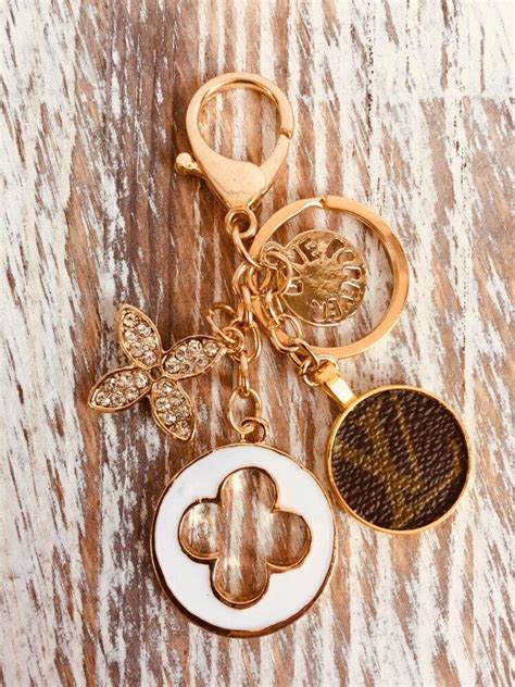 louis vuitton keychain etsy